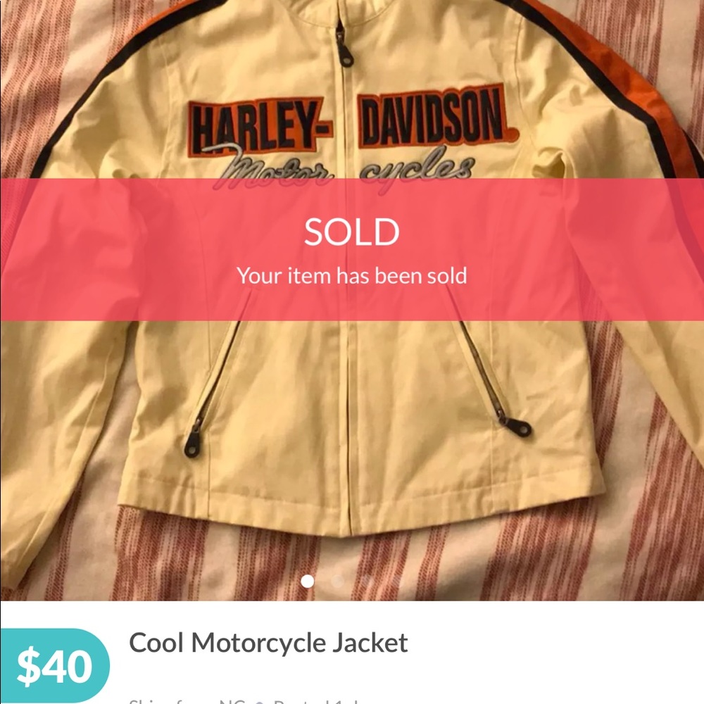 (SOLD) Harley-Davidson Motorcycle Jacket